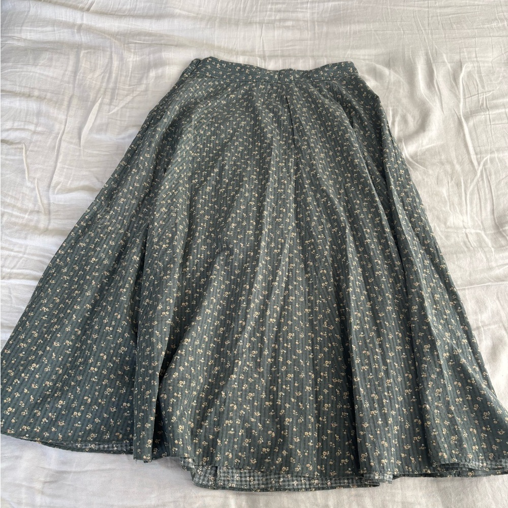 Madewell Floral Maxi Skirt